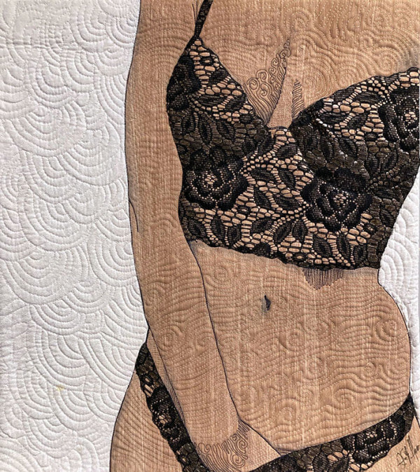 Jennifer Hart quilt in rek Gallery, Tucker, Georgia