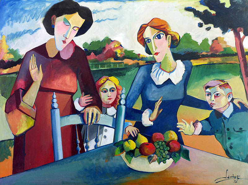Santos Fernandez at rek Gallery, Tucker, Georgia